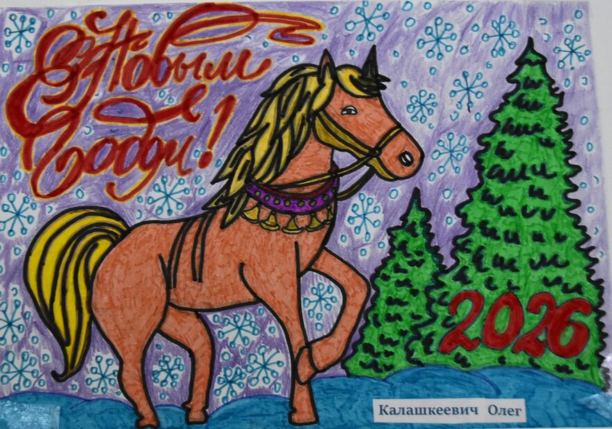 Всероссийский творческий конкурс «Символ года - 2026»  - детский рисунок, поделка, творческая работа, категория школьники, 9 класс, дистанционный конкурс, школьный конкурс