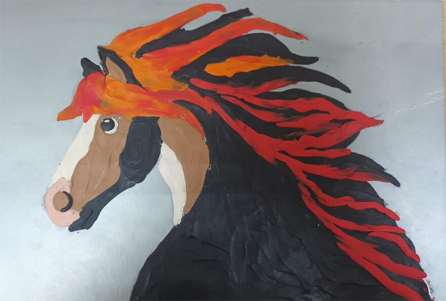 Всероссийский творческий конкурс «Символ года - 2026»  - детский рисунок, поделка, творческая работа, категория школьники, 6 класс, дистанционный конкурс, школьный конкурс