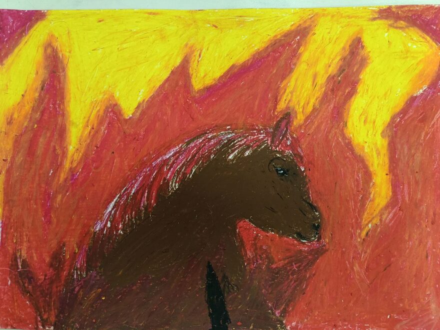 Всероссийский творческий конкурс «Символ года - 2026»  - детский рисунок, поделка, творческая работа, категория школьники, 1 класс, дистанционный конкурс, школьный конкурс