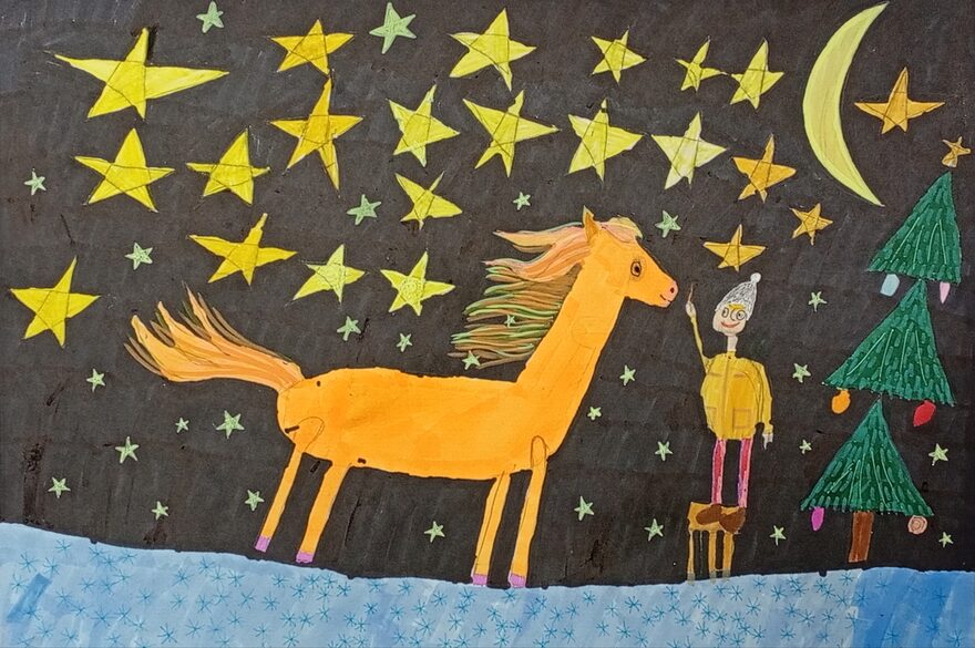 Всероссийский творческий конкурс «Символ года - 2026»  - детский рисунок, поделка, творческая работа, категория школьники, 3 класс, дистанционный конкурс, школьный конкурс