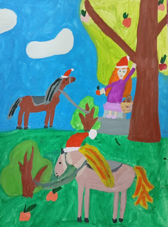 Всероссийский творческий конкурс «Символ года - 2026»  - детский рисунок, поделка, творческая работа, категория школьники, 3 класс, дистанционный конкурс, школьный конкурс