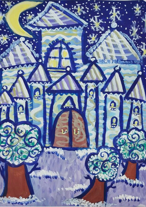 Всероссийский творческий конкурс «По страницам зимних сказок»  - детский рисунок, поделка, творческая работа, категория школьники, 2 класс, дистанционный конкурс, школьный конкурс