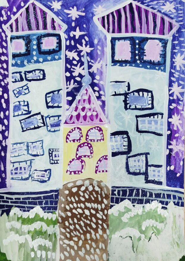 Всероссийский творческий конкурс «По страницам зимних сказок»  - детский рисунок, поделка, творческая работа, категория школьники, 2 класс, дистанционный конкурс, школьный конкурс