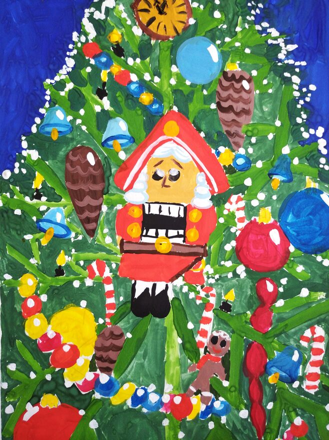 Всероссийский творческий конкурс «По страницам зимних сказок»  - детский рисунок, поделка, творческая работа, категория школьники, 2 класс, дистанционный конкурс, школьный конкурс