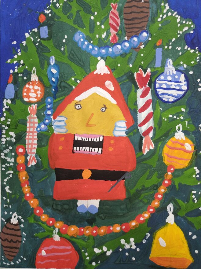 Всероссийский творческий конкурс «По страницам зимних сказок»  - детский рисунок, поделка, творческая работа, категория школьники, 2 класс, дистанционный конкурс, школьный конкурс