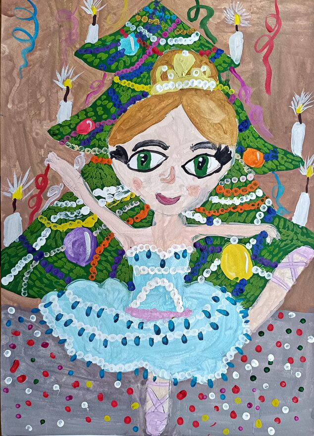 Всероссийский творческий конкурс «По страницам зимних сказок»  - детский рисунок, поделка, творческая работа, категория школьники, 2 класс, дистанционный конкурс, школьный конкурс