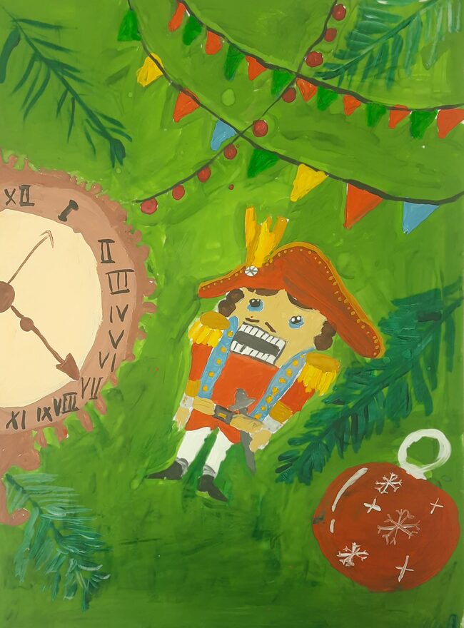 Всероссийский творческий конкурс «По страницам зимних сказок»  - детский рисунок, поделка, творческая работа, категория школьники, 6 класс, дистанционный конкурс, школьный конкурс