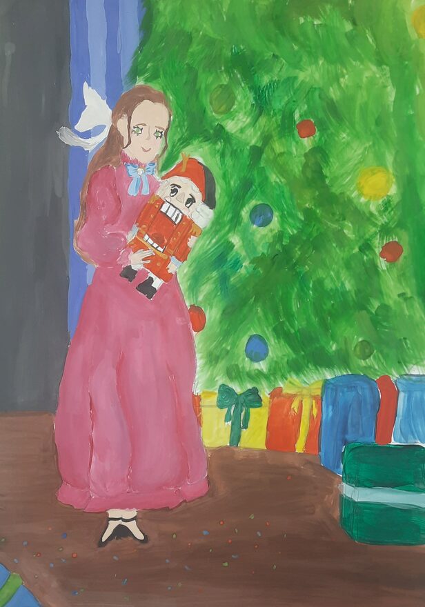 Всероссийский творческий конкурс «По страницам зимних сказок»  - детский рисунок, поделка, творческая работа, категория школьники, 6 класс, дистанционный конкурс, школьный конкурс