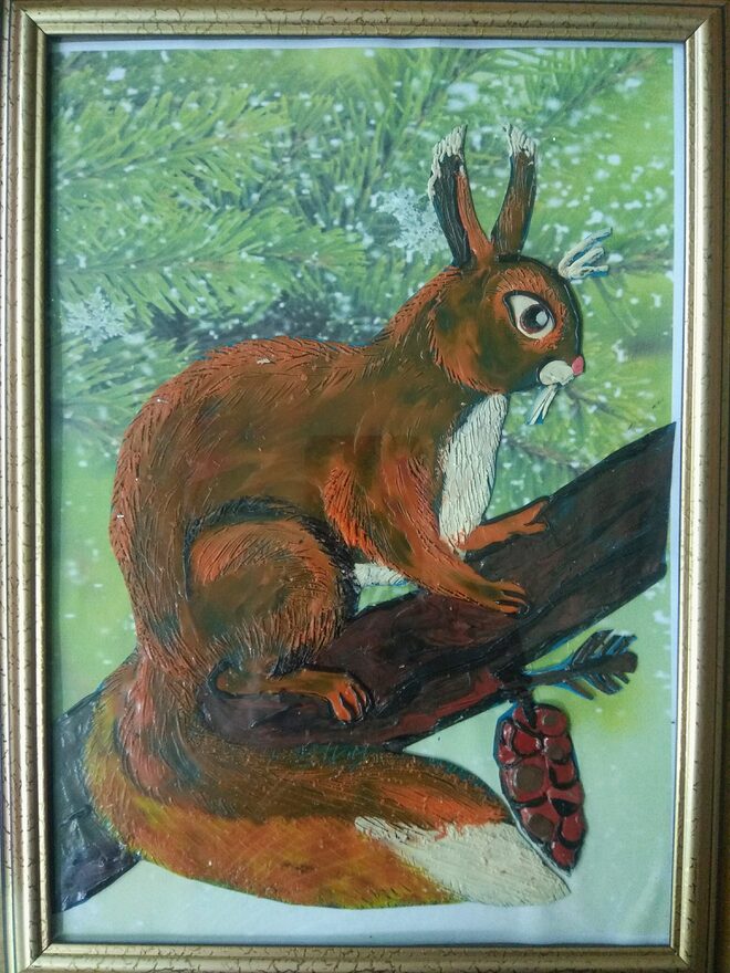 Всероссийский творческий конкурс «По страницам зимних сказок»  - детский рисунок, поделка, творческая работа, категория школьники, 7 класс, дистанционный конкурс, школьный конкурс