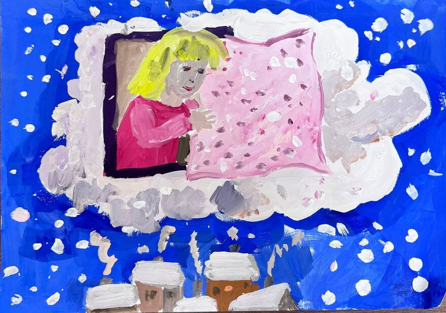 Всероссийский творческий конкурс «По страницам зимних сказок»  - детский рисунок, поделка, творческая работа, категория школьники, 2 класс, дистанционный конкурс, школьный конкурс