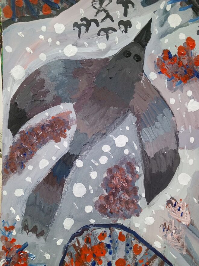 Всероссийский творческий конкурс «По страницам зимних сказок»  - детский рисунок, поделка, творческая работа, категория школьники, 6 класс, дистанционный конкурс, школьный конкурс