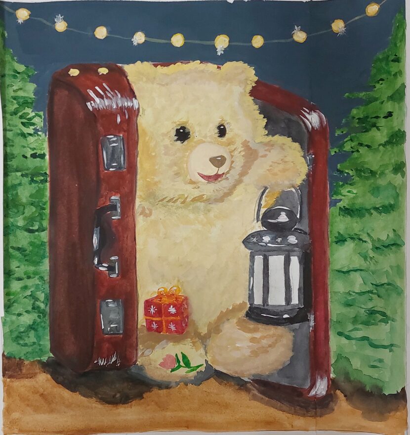 Всероссийский творческий конкурс «Зимушка-зима»  - детский рисунок, поделка, творческая работа, категория школьники, 9 класс, дистанционный конкурс, школьный конкурс