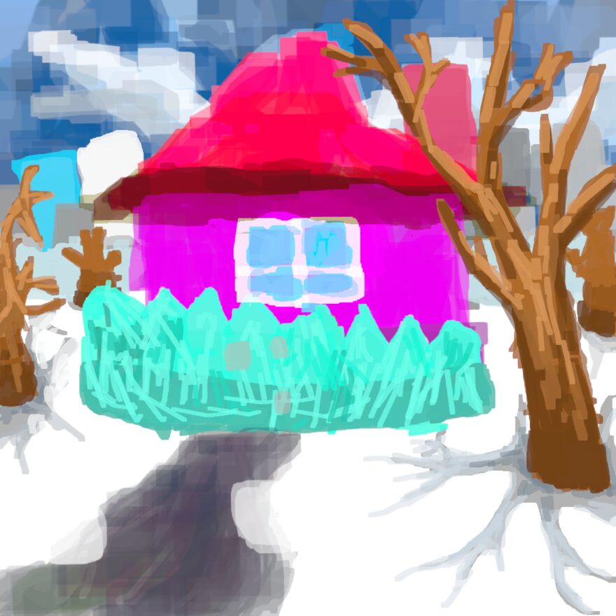 Всероссийский творческий конкурс «Зимушка-зима»  - детский рисунок, поделка, творческая работа, категория школьники, 2 класс, дистанционный конкурс, школьный конкурс