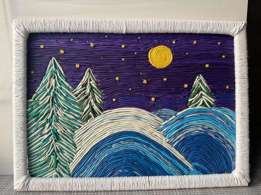 Всероссийский творческий конкурс «Зимушка-зима»  - детский рисунок, поделка, творческая работа, категория школьники, 1 класс, дистанционный конкурс, школьный конкурс