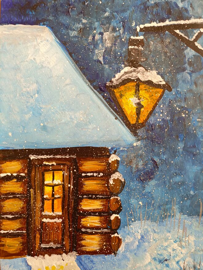 Всероссийский творческий конкурс «Зимушка-зима»  - детский рисунок, поделка, творческая работа, категория школьники, 3 класс, дистанционный конкурс, школьный конкурс