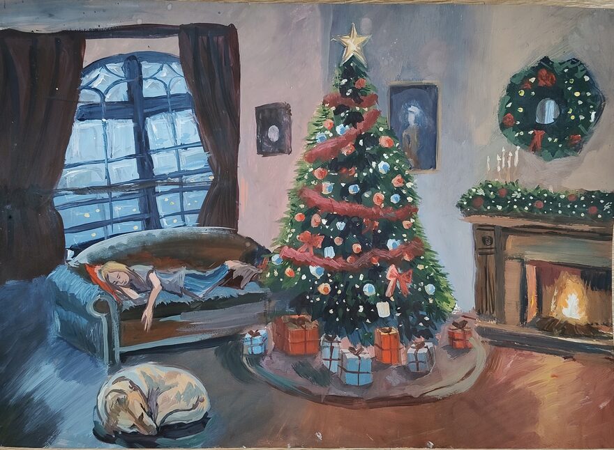 Всероссийский творческий конкурс «Зимушка-зима»  - детский рисунок, поделка, творческая работа, категория школьники, 4 класс, дистанционный конкурс, школьный конкурс