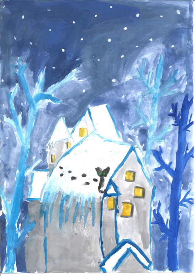 Всероссийский творческий конкурс «Зимушка-зима»  - детский рисунок, поделка, творческая работа, категория школьники, 2 класс, дистанционный конкурс, школьный конкурс
