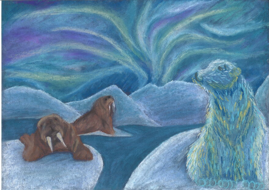 Всероссийский творческий конкурс «Зимушка-зима»  - детский рисунок, поделка, творческая работа, категория школьники, 8 класс, дистанционный конкурс, школьный конкурс