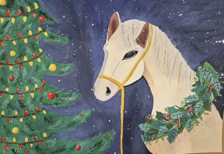 Всероссийский творческий конкурс «Зимушка-зима»  - детский рисунок, поделка, творческая работа, категория школьники, 7 класс, дистанционный конкурс, школьный конкурс