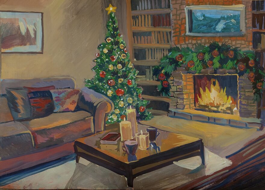 Всероссийский творческий конкурс «Зимушка-зима»  - детский рисунок, поделка, творческая работа, категория школьники, 6 класс, дистанционный конкурс, школьный конкурс