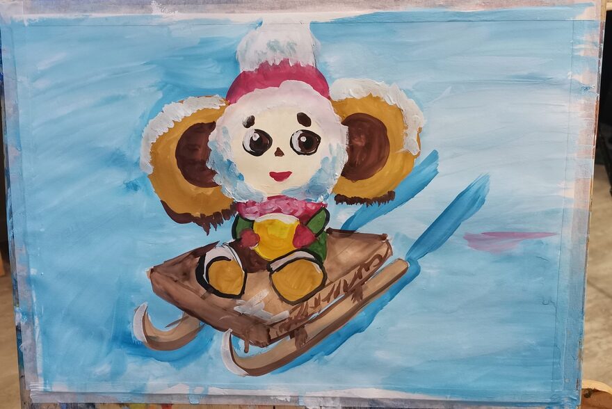 Всероссийский творческий конкурс «Зимушка-зима»  - детский рисунок, поделка, творческая работа, категория школьники, 2 класс, дистанционный конкурс, школьный конкурс