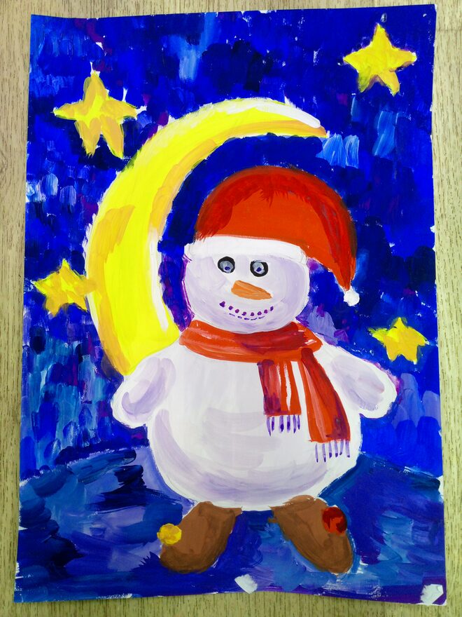 Всероссийский творческий конкурс «Зимушка-зима»  - детский рисунок, поделка, творческая работа, категория школьники, 4 класс, дистанционный конкурс, школьный конкурс