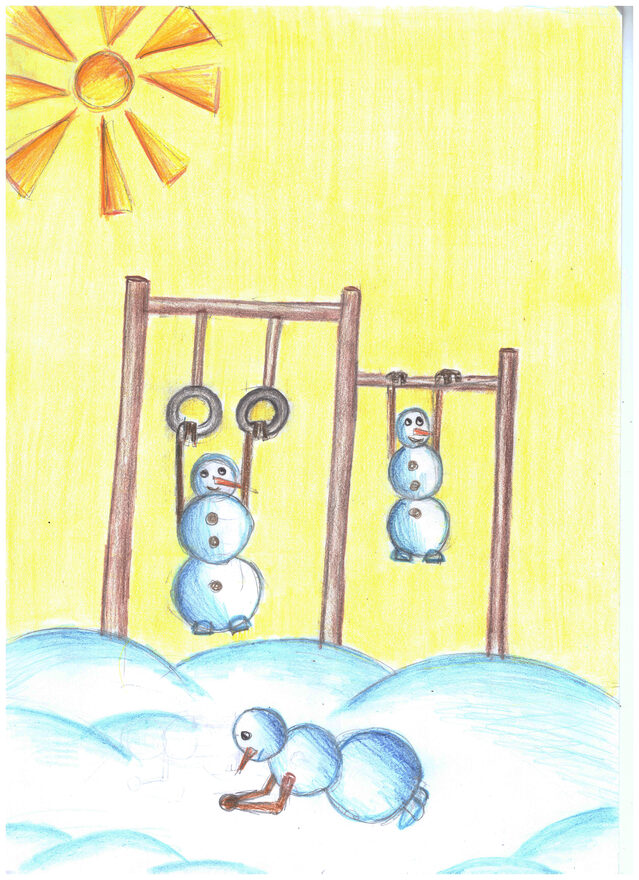 Всероссийский творческий конкурс «Зимушка-зима»  - детский рисунок, поделка, творческая работа, категория школьники, 5 класс, дистанционный конкурс, школьный конкурс