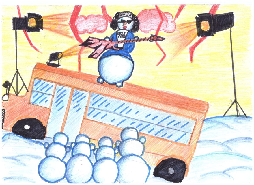 Всероссийский творческий конкурс «Зимушка-зима»  - детский рисунок, поделка, творческая работа, категория школьники, 5 класс, дистанционный конкурс, школьный конкурс