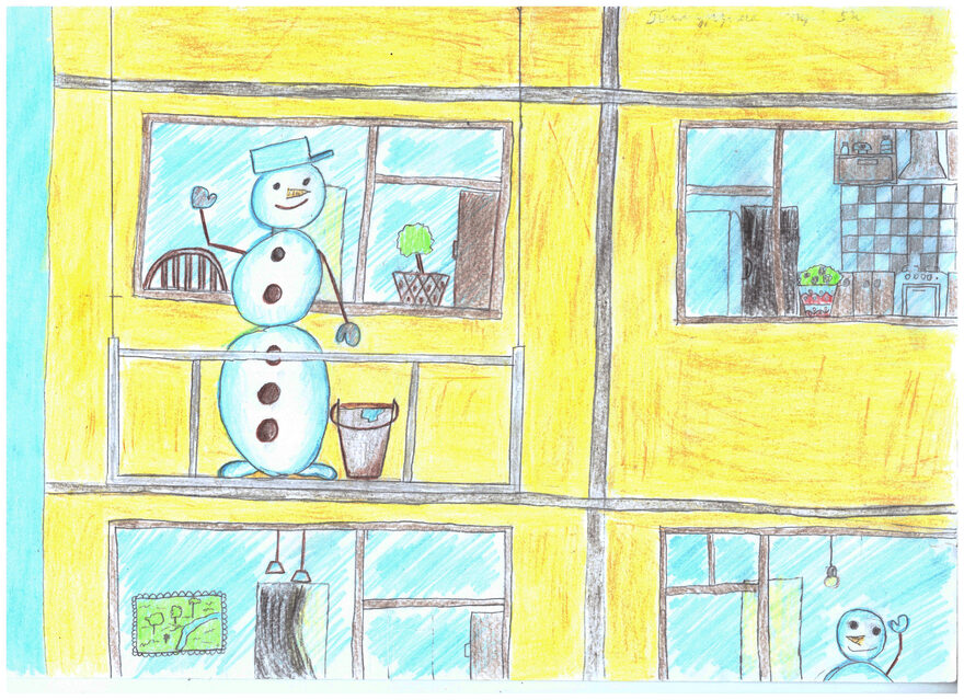 Всероссийский творческий конкурс «Зимушка-зима»  - детский рисунок, поделка, творческая работа, категория школьники, 5 класс, дистанционный конкурс, школьный конкурс
