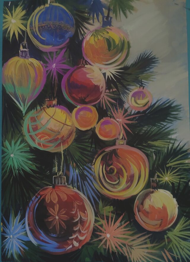 Всероссийский творческий конкурс «Зимушка-зима»  - детский рисунок, поделка, творческая работа, категория школьники, 4 класс, дистанционный конкурс, школьный конкурс