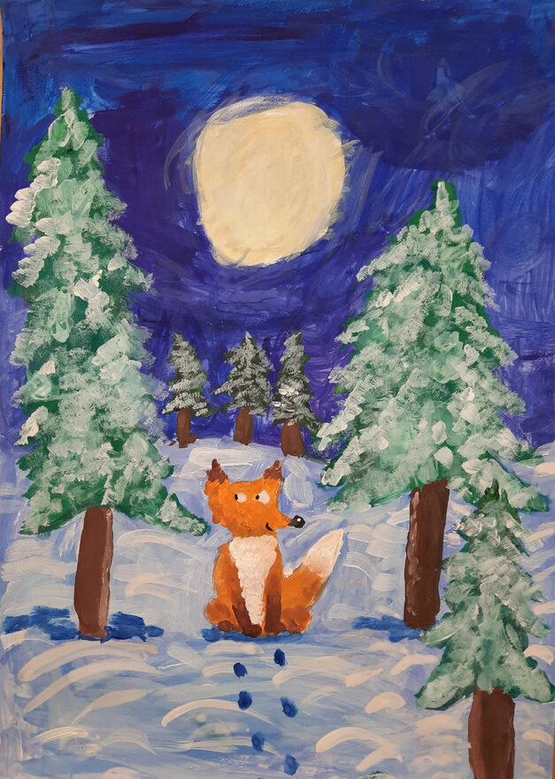 Всероссийский творческий конкурс «Зимушка-зима»  - детский рисунок, поделка, творческая работа, категория дошкольники, детский сад, дистанционный конкурс, школьный конкурс