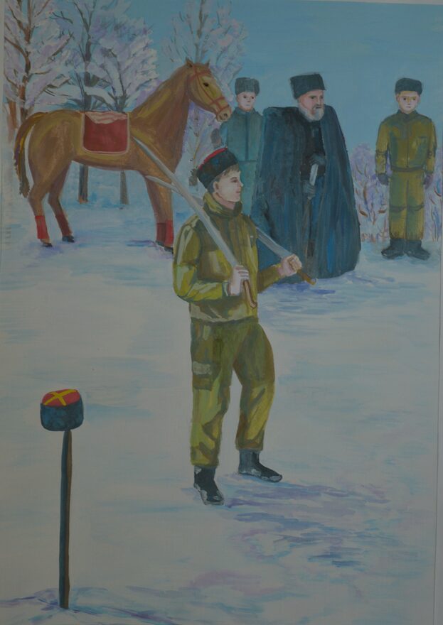 Всероссийский творческий конкурс «Зимушка-зима»  - детский рисунок, поделка, творческая работа, категория школьники, 7 класс, дистанционный конкурс, школьный конкурс