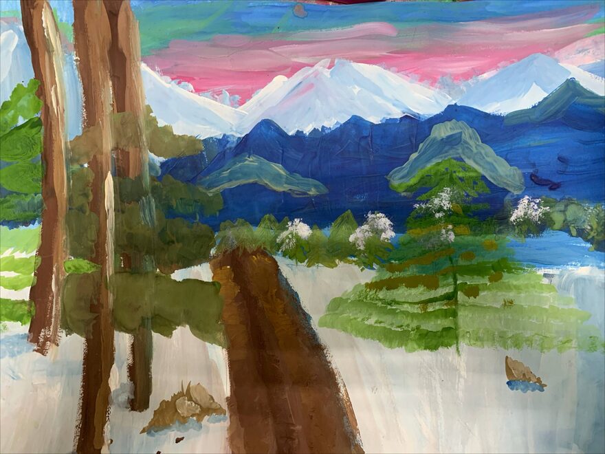 Всероссийский творческий конкурс «Зимушка-зима»  - детский рисунок, поделка, творческая работа, категория школьники, 2 класс, дистанционный конкурс, школьный конкурс