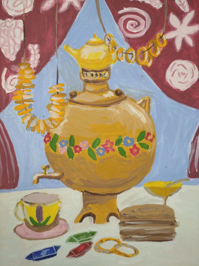 Всероссийский творческий конкурс «Зимушка-зима»  - детский рисунок, поделка, творческая работа, категория школьники, 6 класс, дистанционный конкурс, школьный конкурс