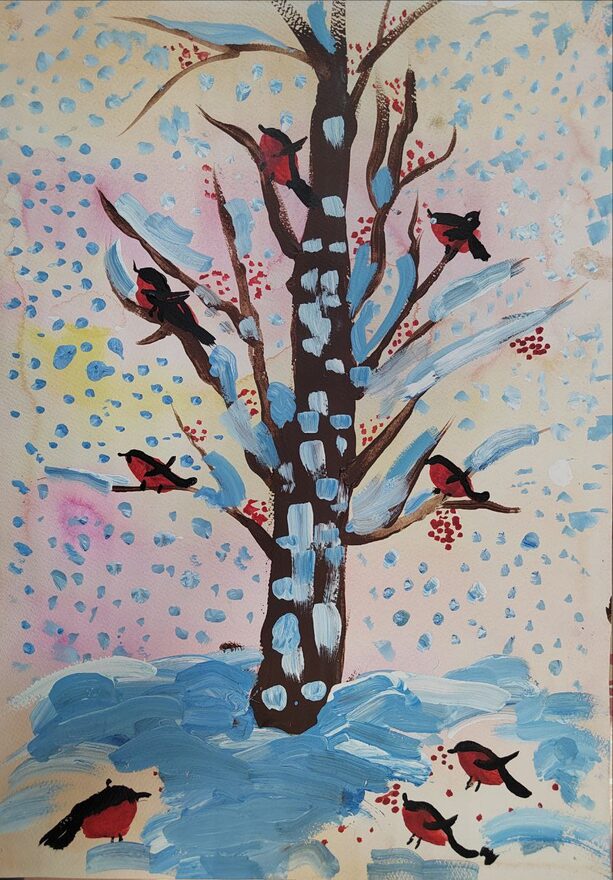 Всероссийский творческий конкурс «Зимушка-зима»  - детский рисунок, поделка, творческая работа, категория дошкольники, детский сад, дистанционный конкурс, школьный конкурс