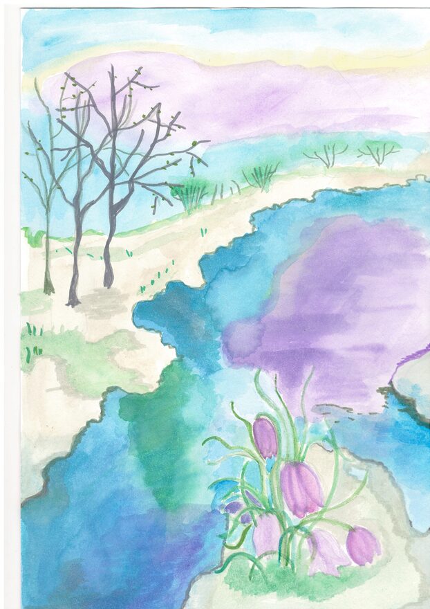 Всероссийский творческий конкурс «Первая песенка весны»  - детский рисунок, поделка, творческая работа, категория школьники, 2 класс, дистанционный конкурс, школьный конкурс