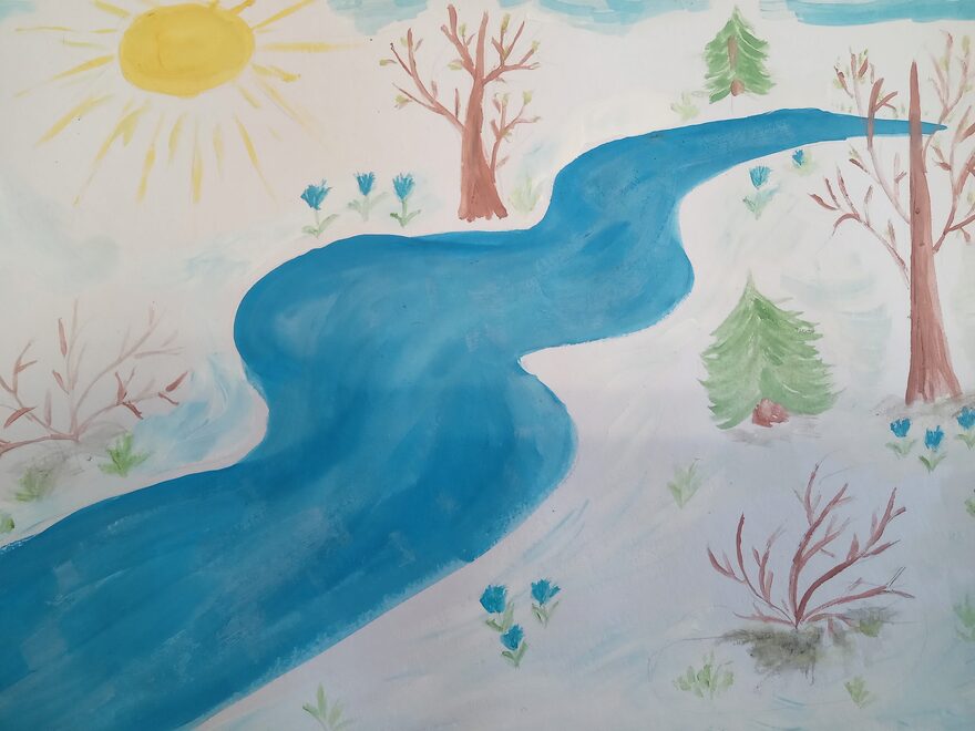 Всероссийский творческий конкурс «Первая песенка весны»  - детский рисунок, поделка, творческая работа, категория школьники, 2 класс, дистанционный конкурс, школьный конкурс