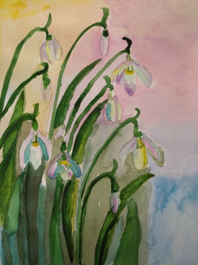 Всероссийский творческий конкурс «Первая песенка весны»  - детский рисунок, поделка, творческая работа, категория школьники, 6 класс, дистанционный конкурс, школьный конкурс