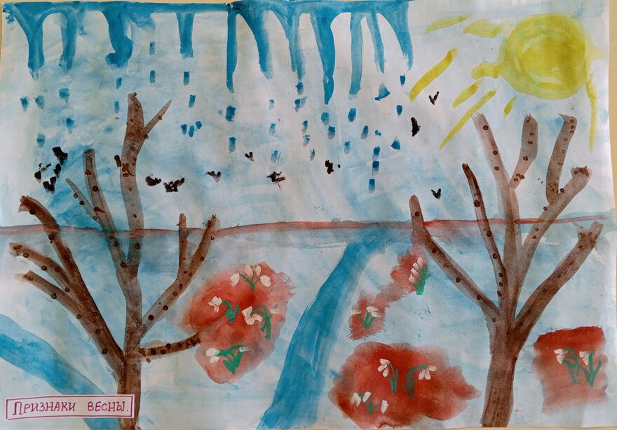Всероссийский творческий конкурс «Первая песенка весны»  - детский рисунок, поделка, творческая работа, категория дошкольники, детский сад, дистанционный конкурс, школьный конкурс