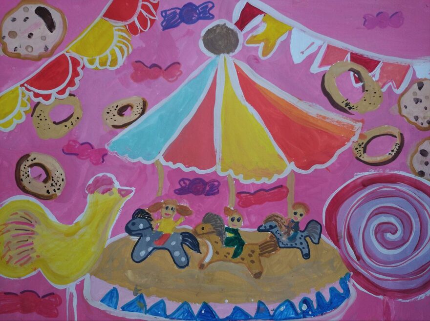 Всероссийский творческий конкурс «Первая песенка весны»  - детский рисунок, поделка, творческая работа, категория школьники, 2 класс, дистанционный конкурс, школьный конкурс