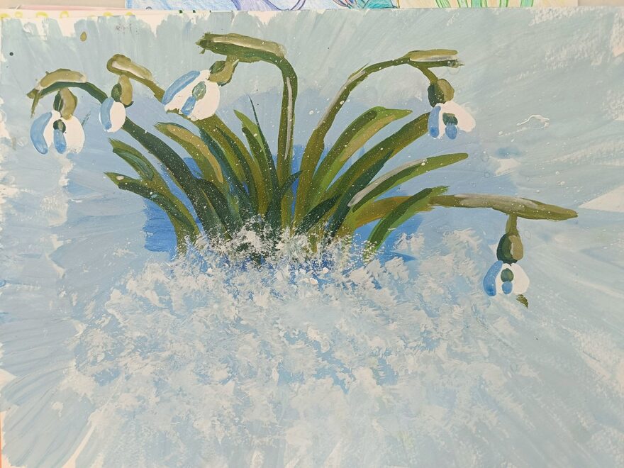 Всероссийский творческий конкурс «Первая песенка весны»  - детский рисунок, поделка, творческая работа, категория школьники, 3 класс, дистанционный конкурс, школьный конкурс