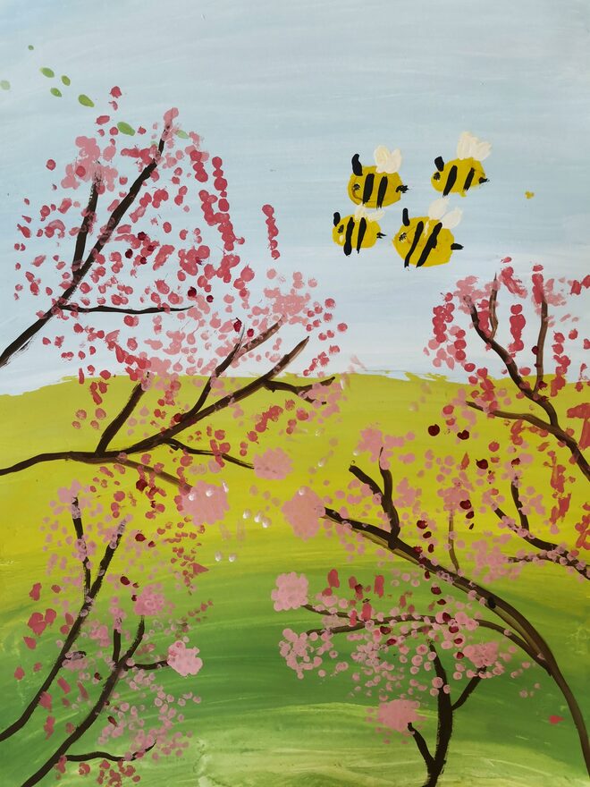 Всероссийский творческий конкурс «Первая песенка весны»  - детский рисунок, поделка, творческая работа, категория школьники, 2 класс, дистанционный конкурс, школьный конкурс