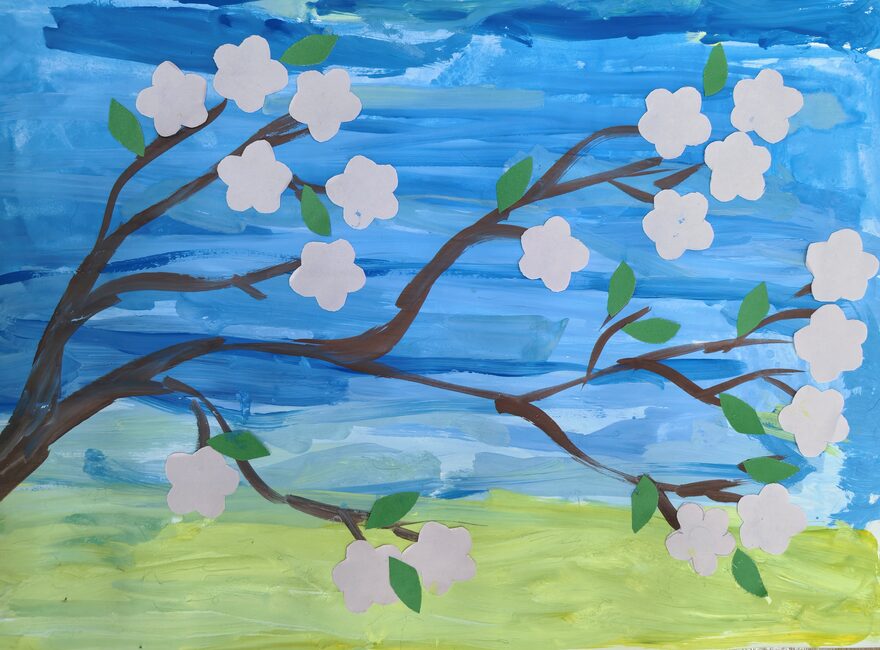 Всероссийский творческий конкурс «Первая песенка весны»  - детский рисунок, поделка, творческая работа, категория школьники, 1 класс, дистанционный конкурс, школьный конкурс