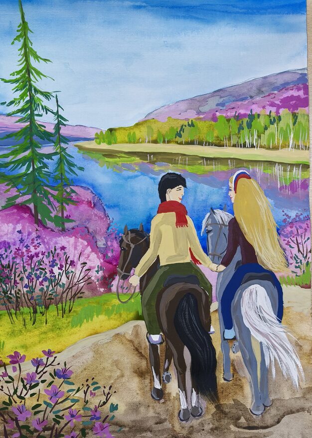 Всероссийский творческий конкурс «Первая песенка весны»  - детский рисунок, поделка, творческая работа, категория школьники, 9 класс, дистанционный конкурс, школьный конкурс