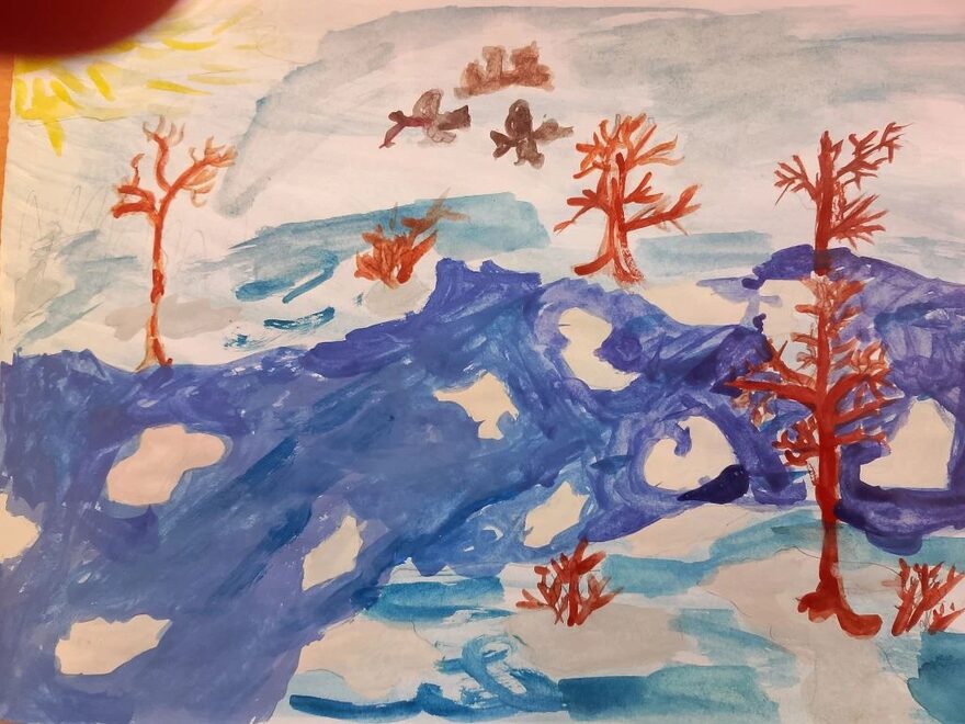 Всероссийский творческий конкурс «Первая песенка весны»  - детский рисунок, поделка, творческая работа, категория школьники, 3 класс, дистанционный конкурс, школьный конкурс