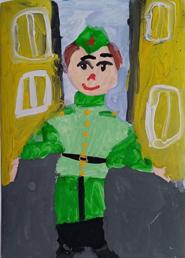 Всероссийский творческий конкурс «Защитникам Отечества посвящается...»  - детский рисунок, поделка, творческая работа, категория дошкольники, детский сад, дистанционный конкурс, школьный конкурс