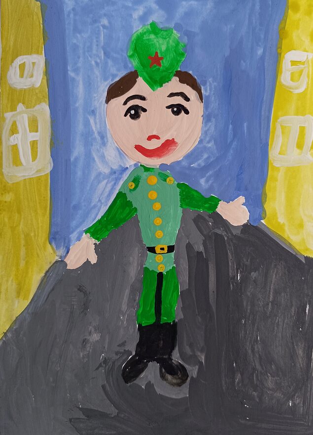 Всероссийский творческий конкурс «Защитникам Отечества посвящается...»  - детский рисунок, поделка, творческая работа, категория дошкольники, детский сад, дистанционный конкурс, школьный конкурс