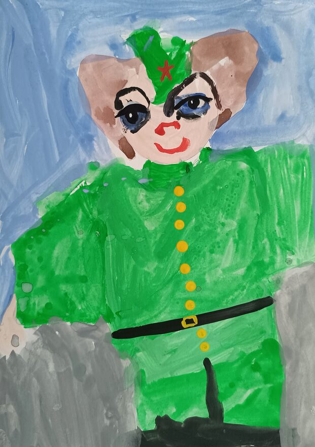 Всероссийский творческий конкурс «Защитникам Отечества посвящается...»  - детский рисунок, поделка, творческая работа, категория дошкольники, детский сад, дистанционный конкурс, школьный конкурс