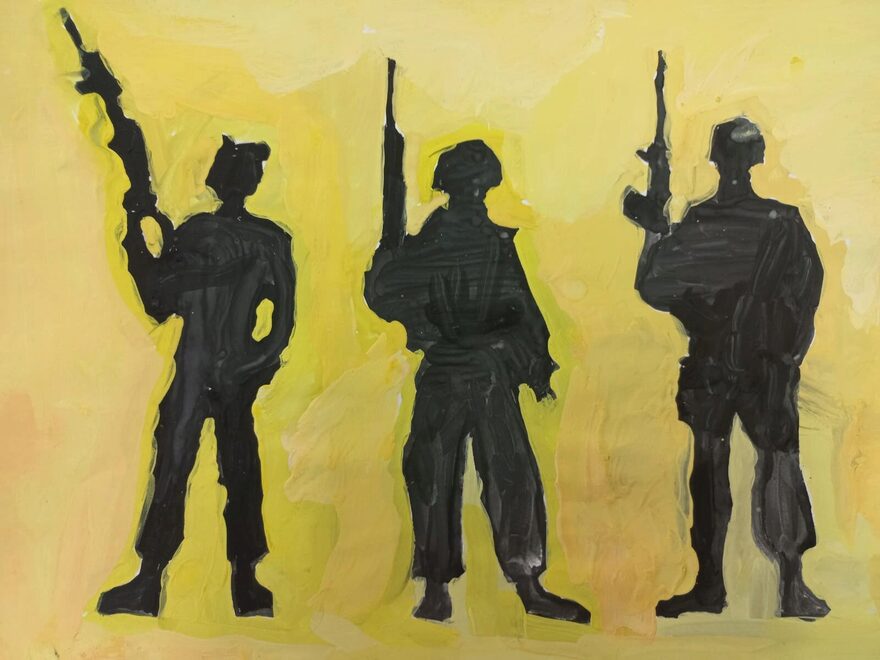 Всероссийский творческий конкурс «Защитникам Отечества посвящается...»  - детский рисунок, поделка, творческая работа, категория школьники, 4 класс, дистанционный конкурс, школьный конкурс