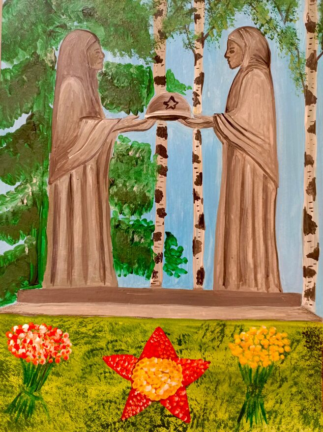 Всероссийский творческий конкурс «Защитникам Отечества посвящается...»  - детский рисунок, поделка, творческая работа, категория школьники, 3 класс, дистанционный конкурс, школьный конкурс